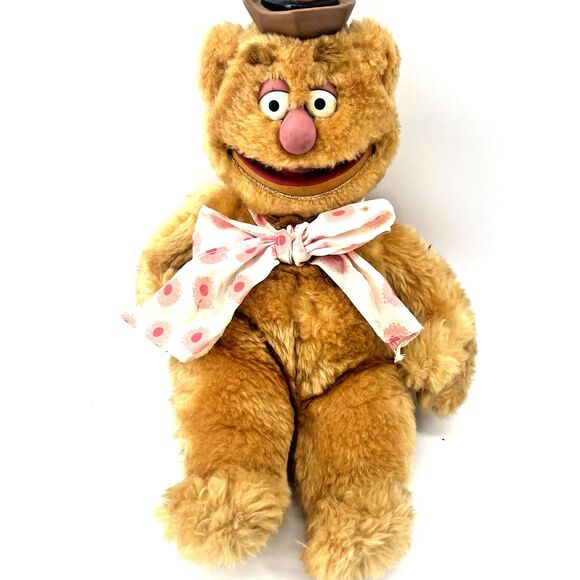 VINTAGE FOZZIE BEAR MUPPETS PLUSH DOLL JIM HENSON Direct Connect Intl 12” 1989 - Picture 2 of 8